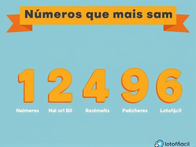 5 números que mais saem na lotofácil