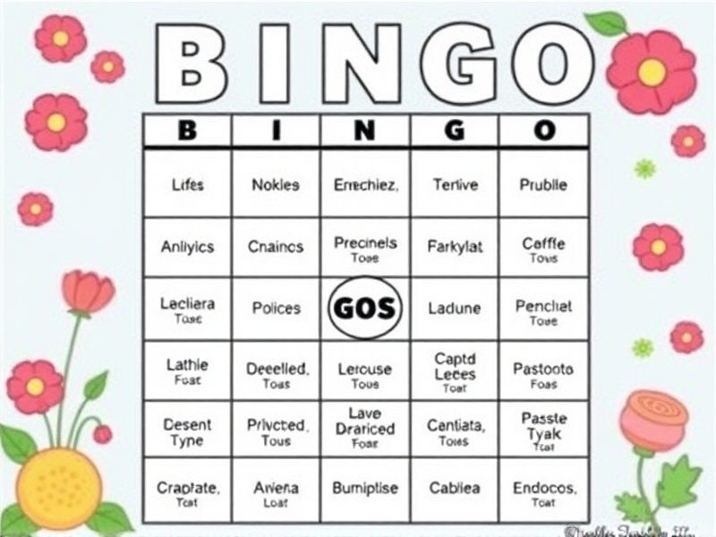 bingo de palavras para imprimir