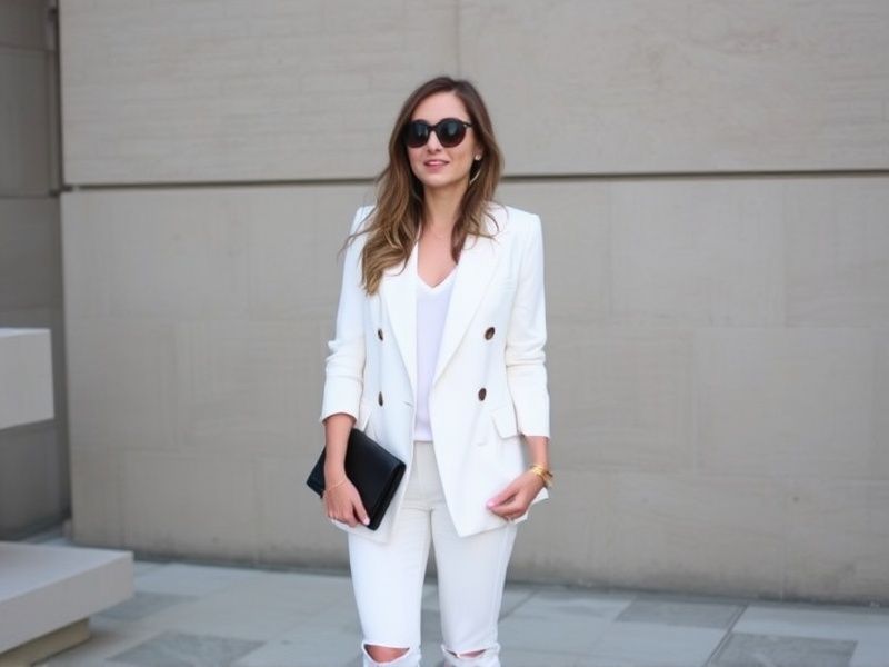 blazer branco zara