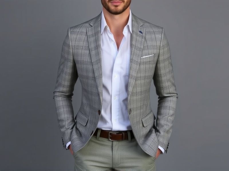 blazer slim masculino