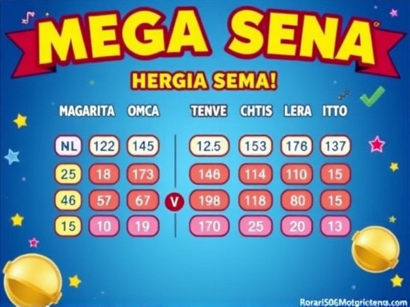horario mega sena sorteio