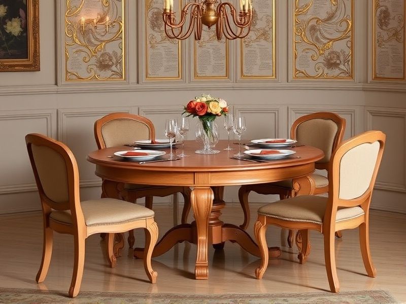 jogo de mesa 4 cadeiras madeira