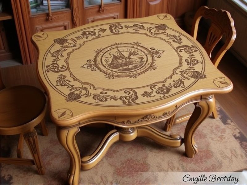 jogo de mesa de madeira