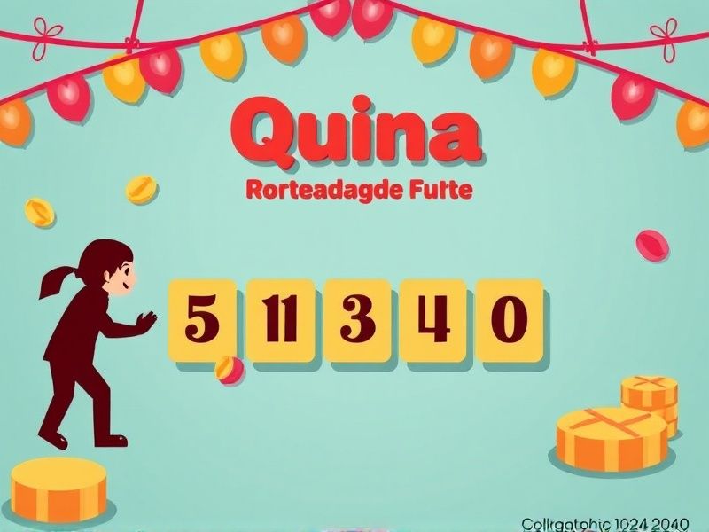os números sorteados da quina