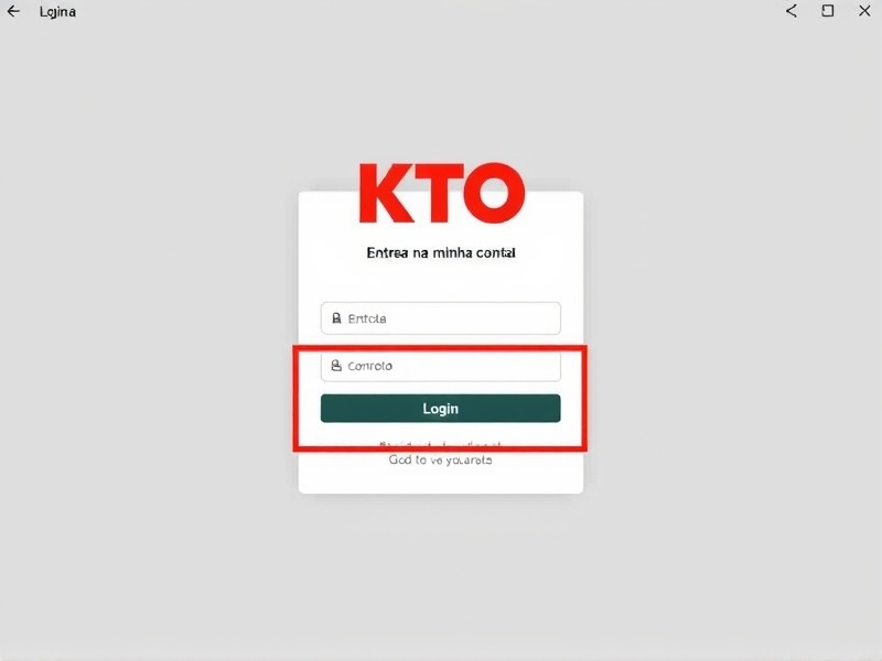 Problemas ao Entrar na Minha Conta KTO? Soluções Aqui!